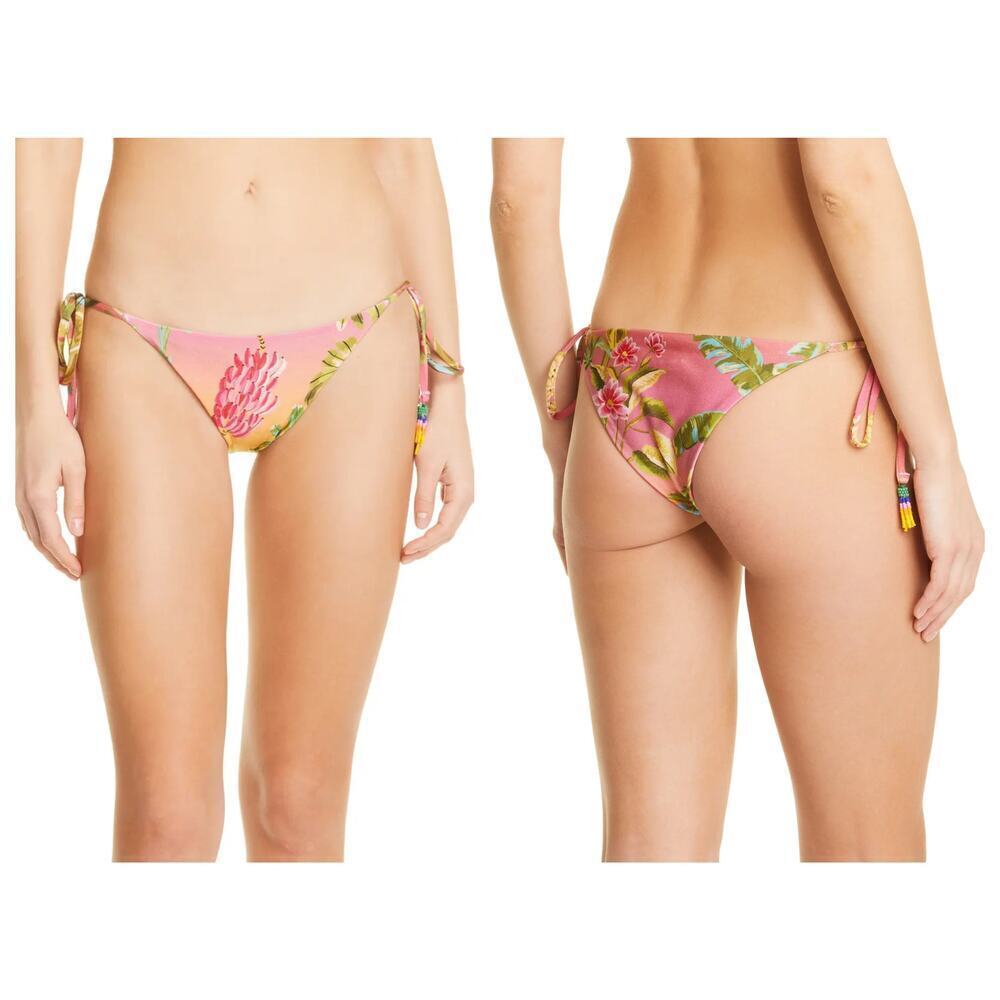 FARM Rio Ombre Forest Bikini Bottoms Size Large